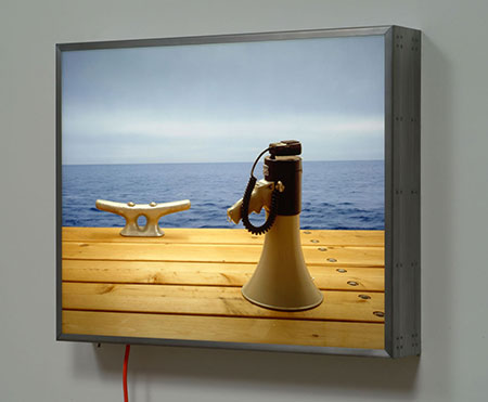Nautical Scene with Loudhailer